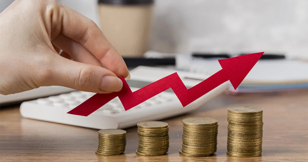 Biểu đồ thể hiện lợi nhuận ròng sau khi đã trừ chi phí và thuế, minh họa cho khái niệm lợi nhuận sau thuế của doanh nghiệp.