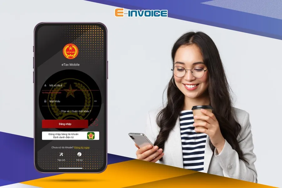 Giao diện ứng dụng eTax Mobile hỗ trợ quyết toán thuế TNCN trực tuyến