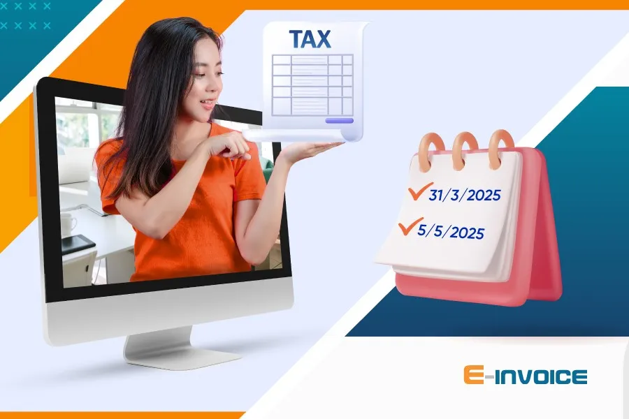Biểu đồ minh họa thời hạn quyết toán thuế thu nhập cá nhân cho người tự kê khai