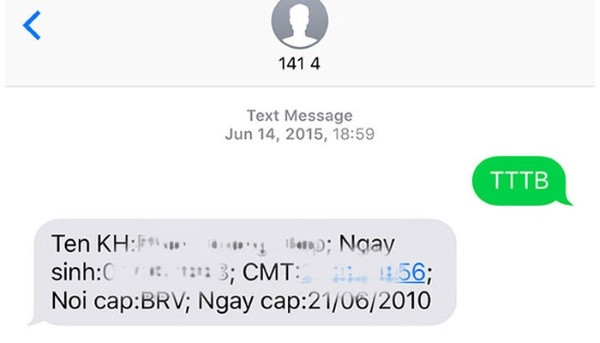 Cách kiểm tra thông tin sim chính chủ qua tin nhắn TTTB gửi 1414