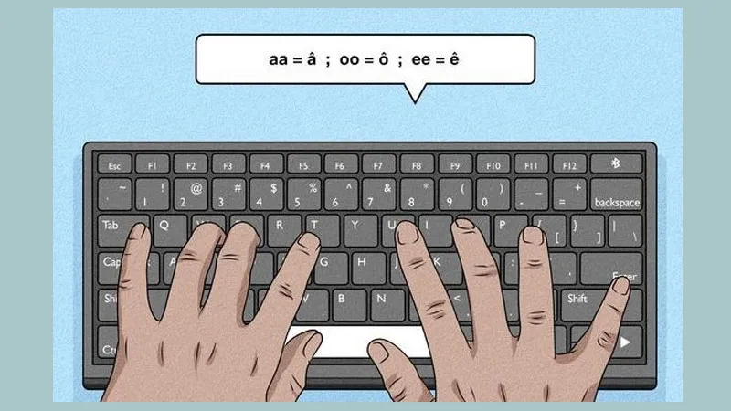 Bảng quy tắc gõ dấu tiếng Việt theo kiểu Telex thông dụng