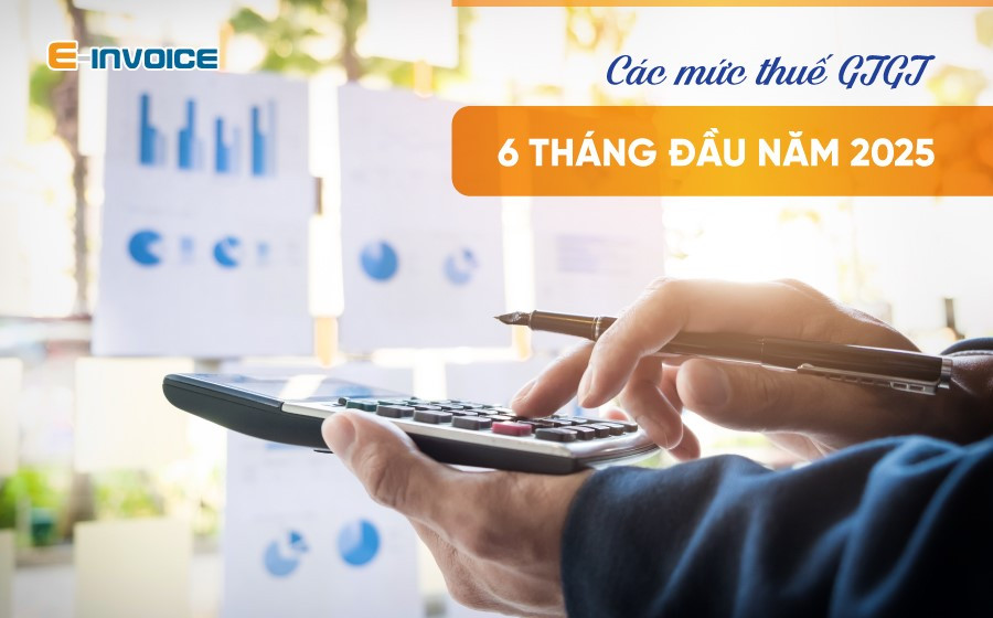 Minh họa các mức thuế GTGT áp dụng cho hàng hóa, dịch vụ trong 6 tháng đầu năm 2025