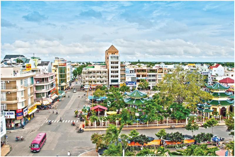 Xe khách là lựa chọn phổ biến khi đi từ TP.HCM đến Châu Đốc