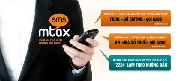 Ví dụ tra cứu thông tin thuế qua tin nhắn SMS