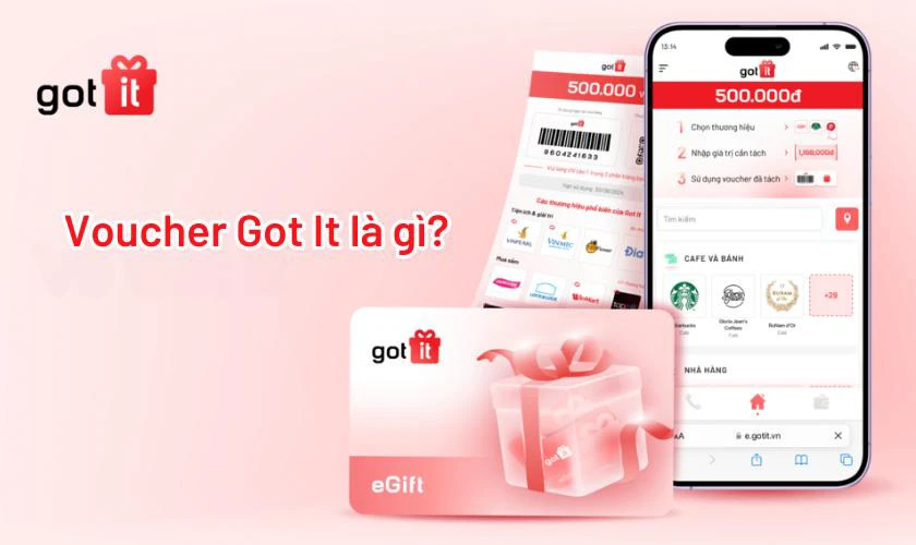 Voucher Got It là gì và sự tiện lợi của phiếu quà tặng điện tử